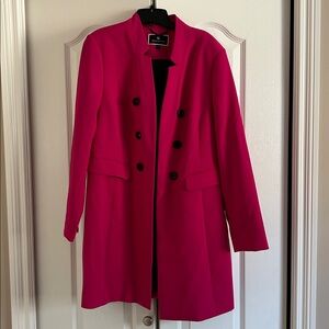 Vibrant Fuchsia Long Blazer